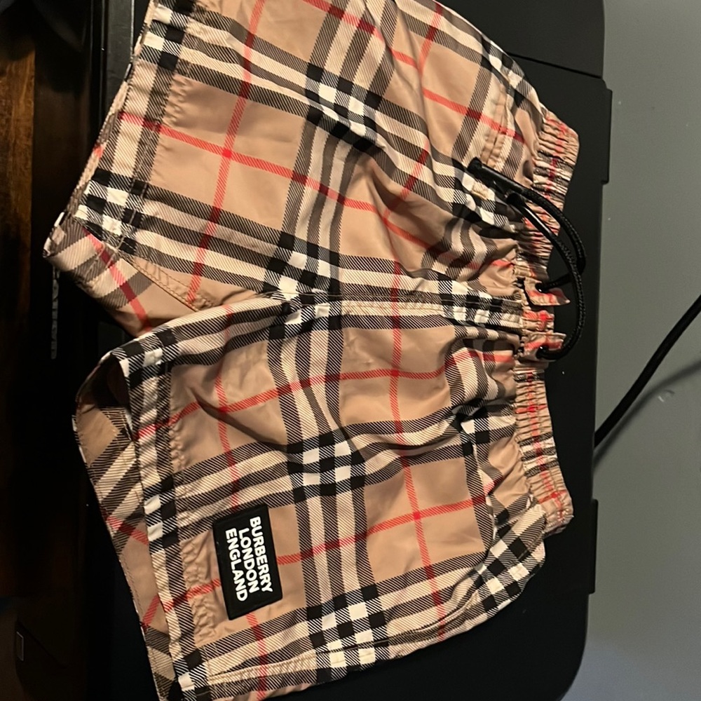 Burberry size 2 toddler’s swimming trunks